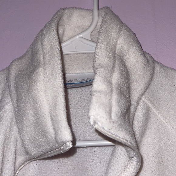 WOMENS WHITE COLUMBIA JACKET - Picture 7 of 8